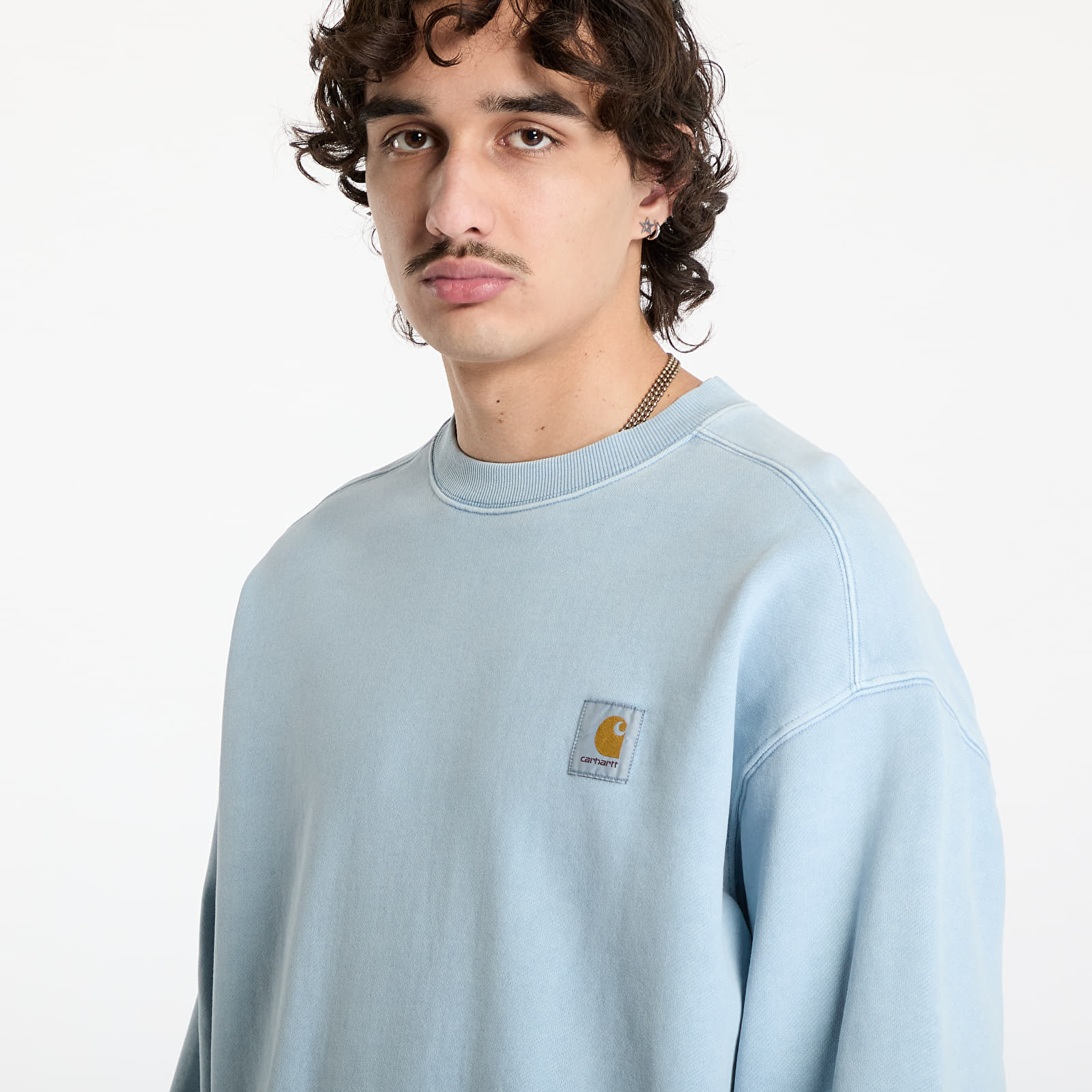 Hoodies and sweatshirts  Carhartt WIP Vista Sweatshirt UNISEX Dusty Ice Garment Dyed