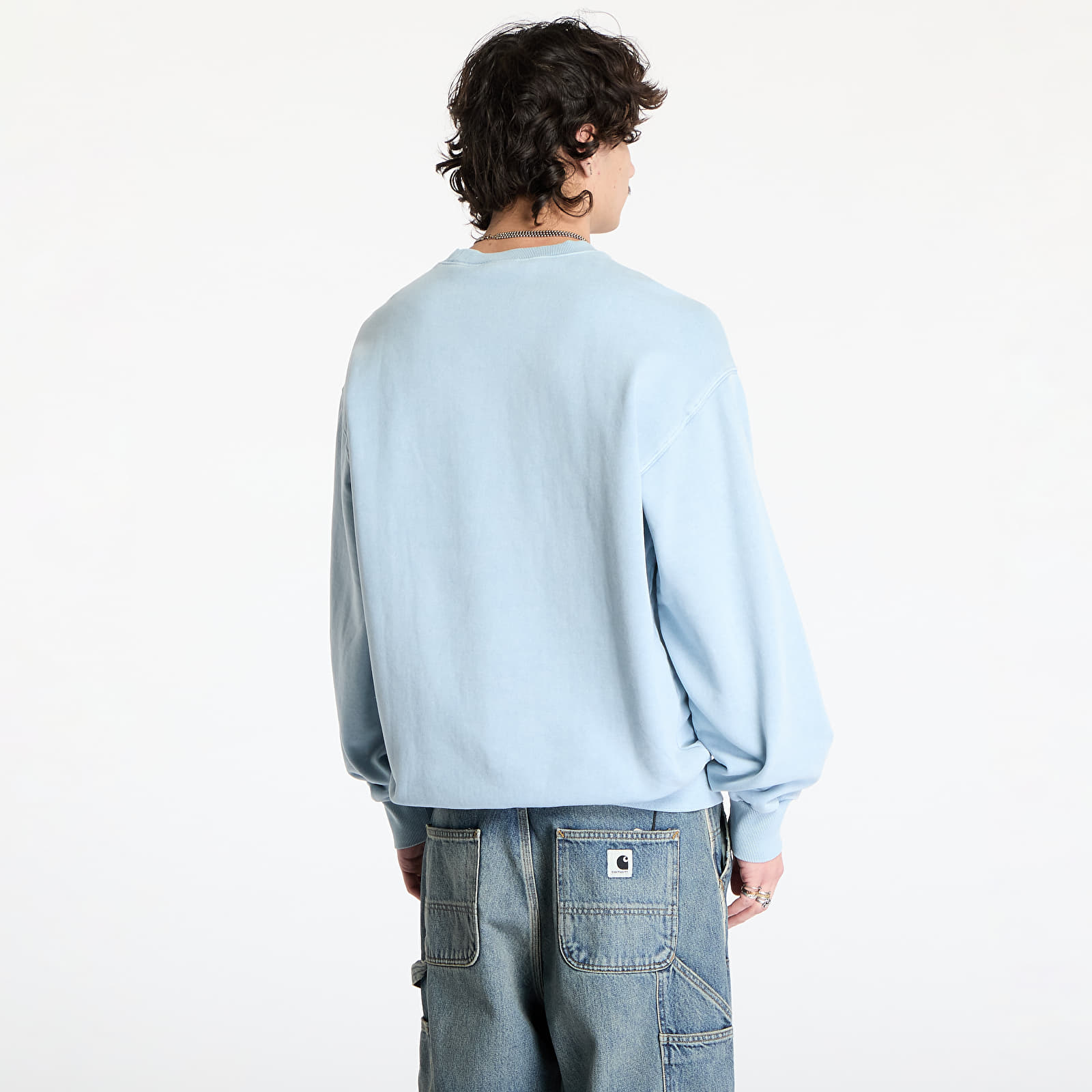 Hoodies and sweatshirts  Carhartt WIP Vista Sweatshirt UNISEX Dusty Ice Garment Dyed