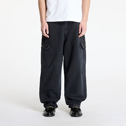 Carhartt WIP Stanton Cargo Pant UNISEX Black Stone Dyed