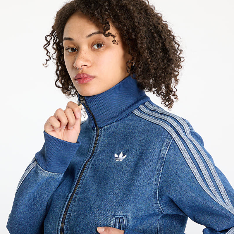 adidas Adicolor Denim Track Top Blue/ Indigo Denim | Footshop