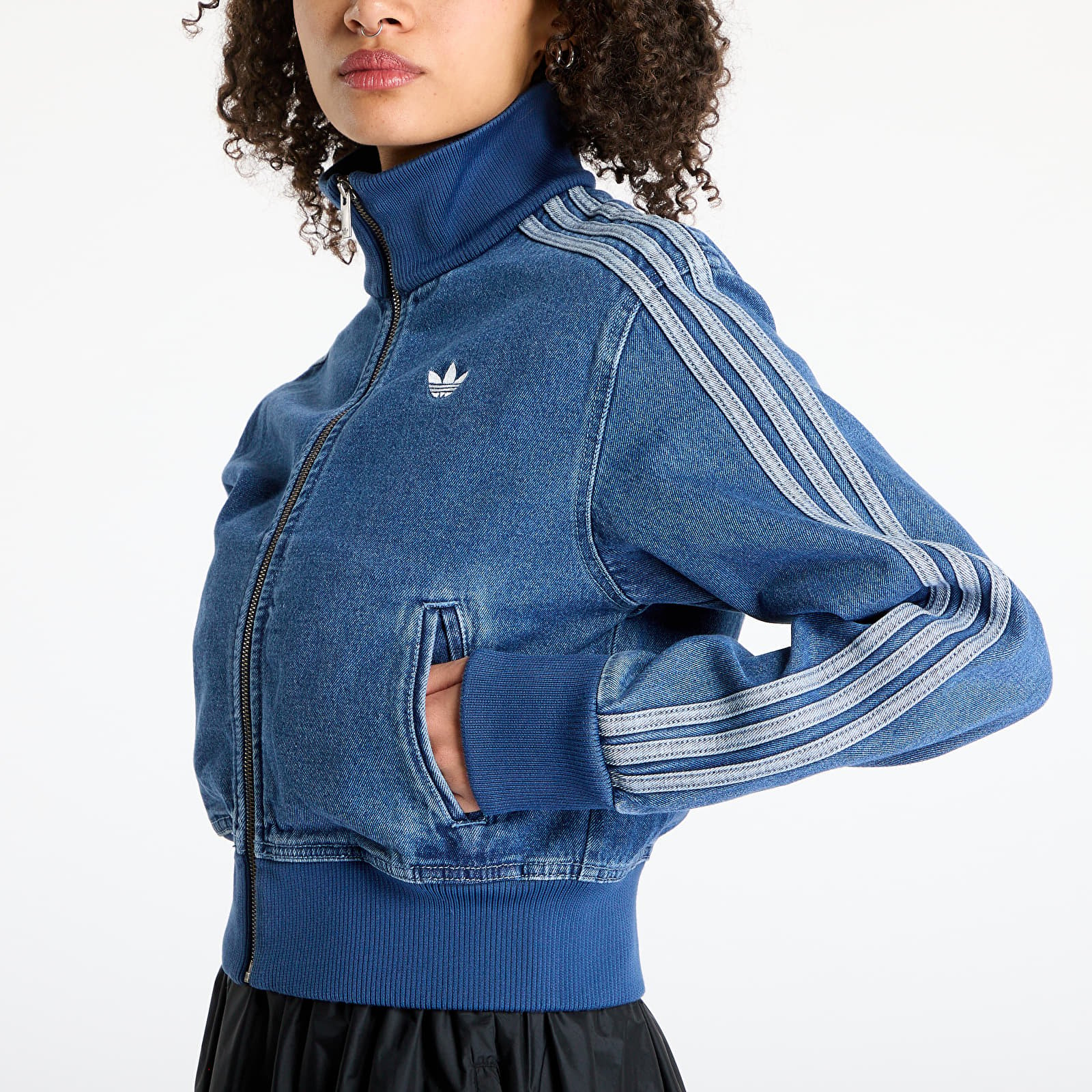 Kurtki adidas Adicolor Denim Track Top Blue/ Indigo Denim