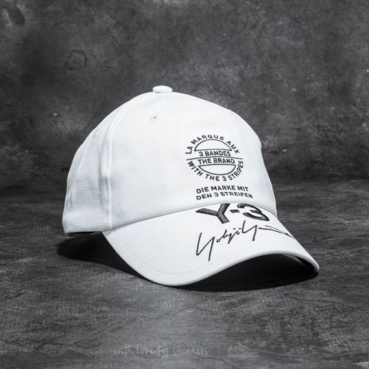Y 3 Street Cap White Footshop