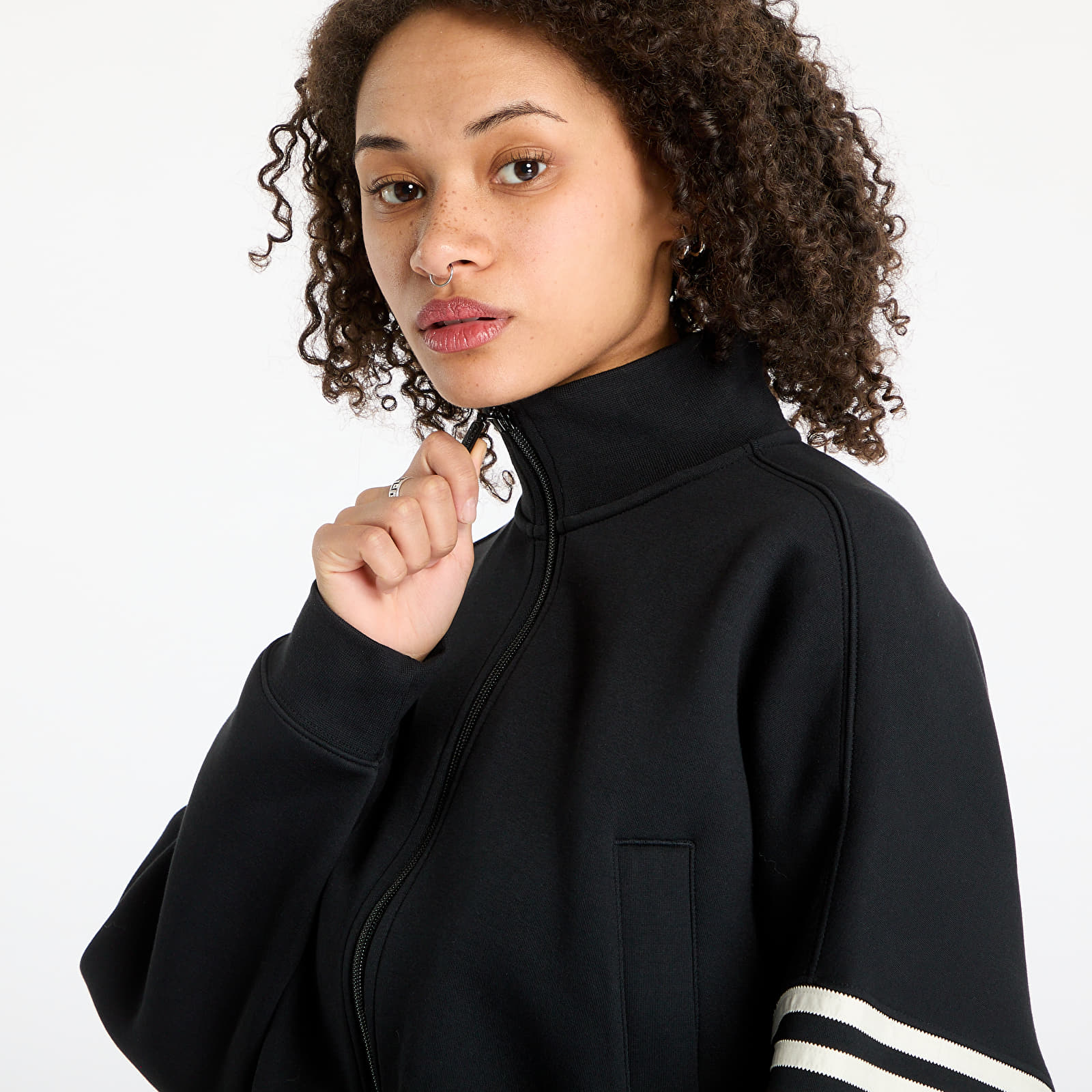 Hoodies and sweatshirts  adidas Neuclassics Track Top Black/ Cream White