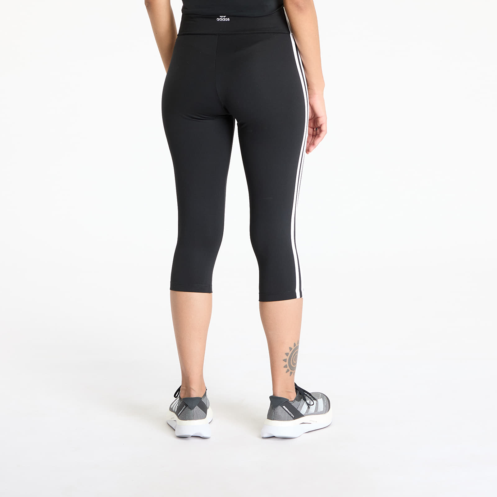 Legingi adidas Adicolor 3 Stripe Carpi Leggings Black/ Black