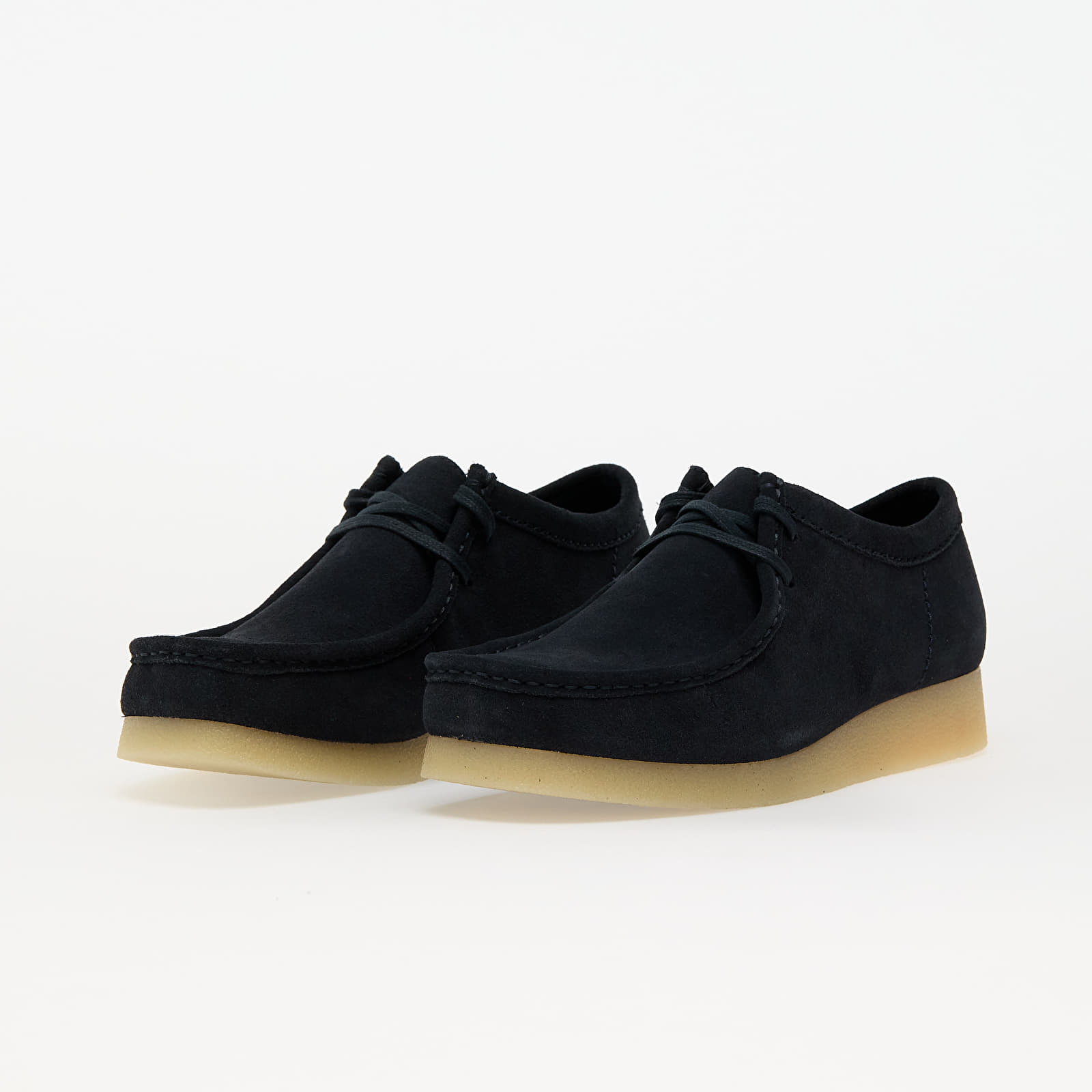 Férfi cipők Clarks Originals WallabeeEVO Navy Suede