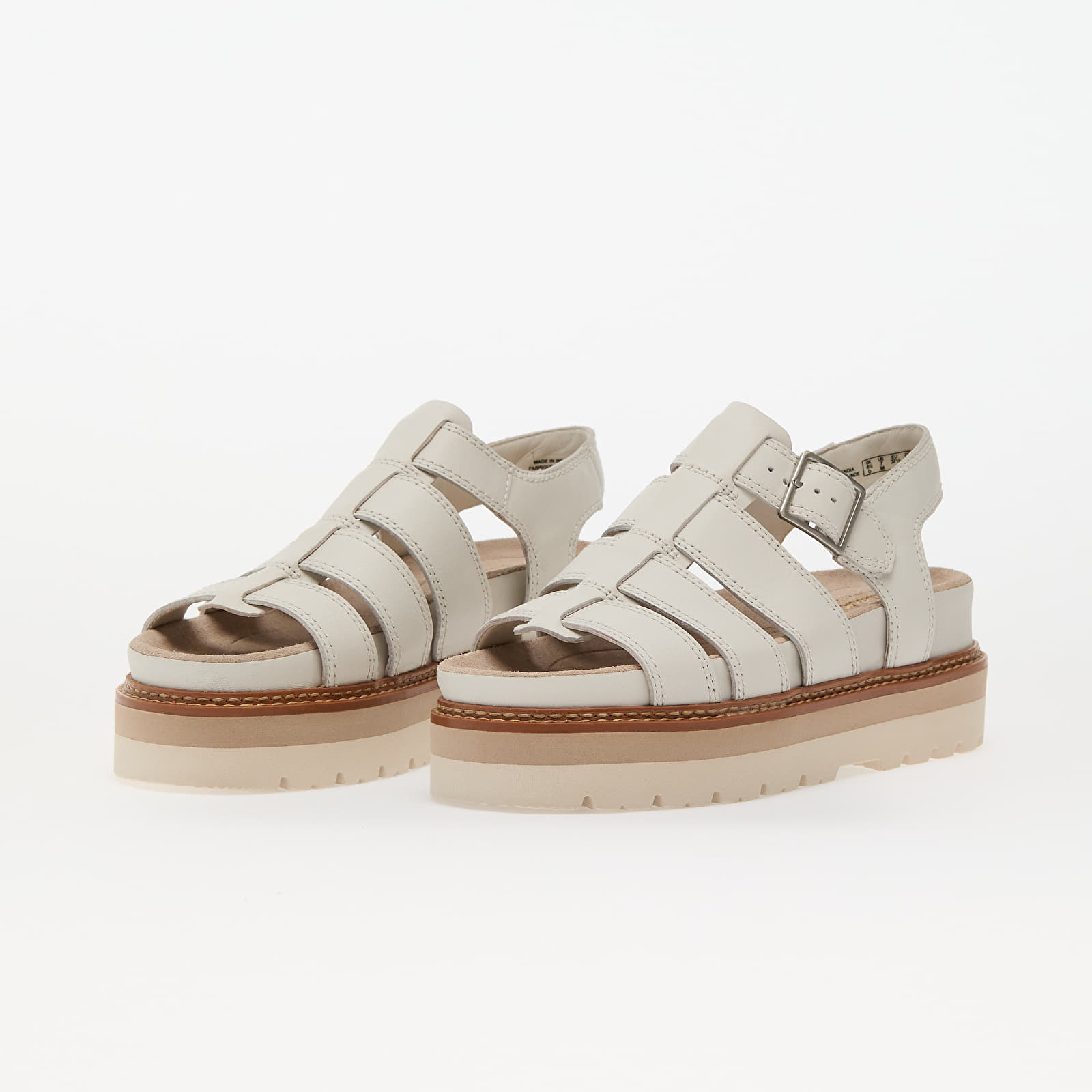 Дамски кецове и обувки Clarks Orianna Twist Off White Lea