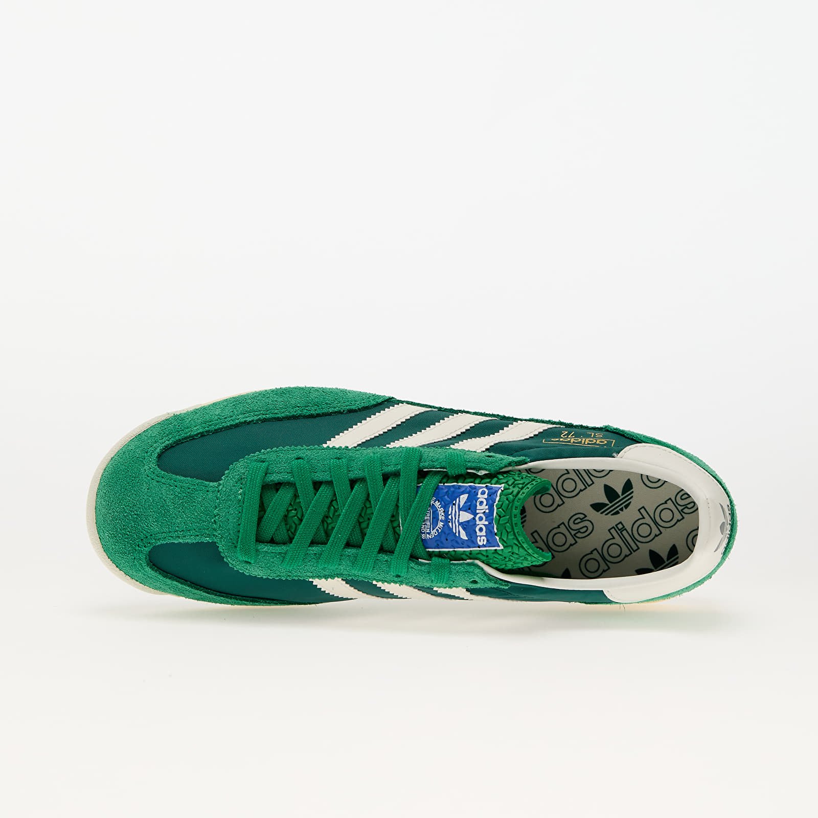 Men's shoes adidas SL 72 Rs Green/ Core White/ Collegiate Green