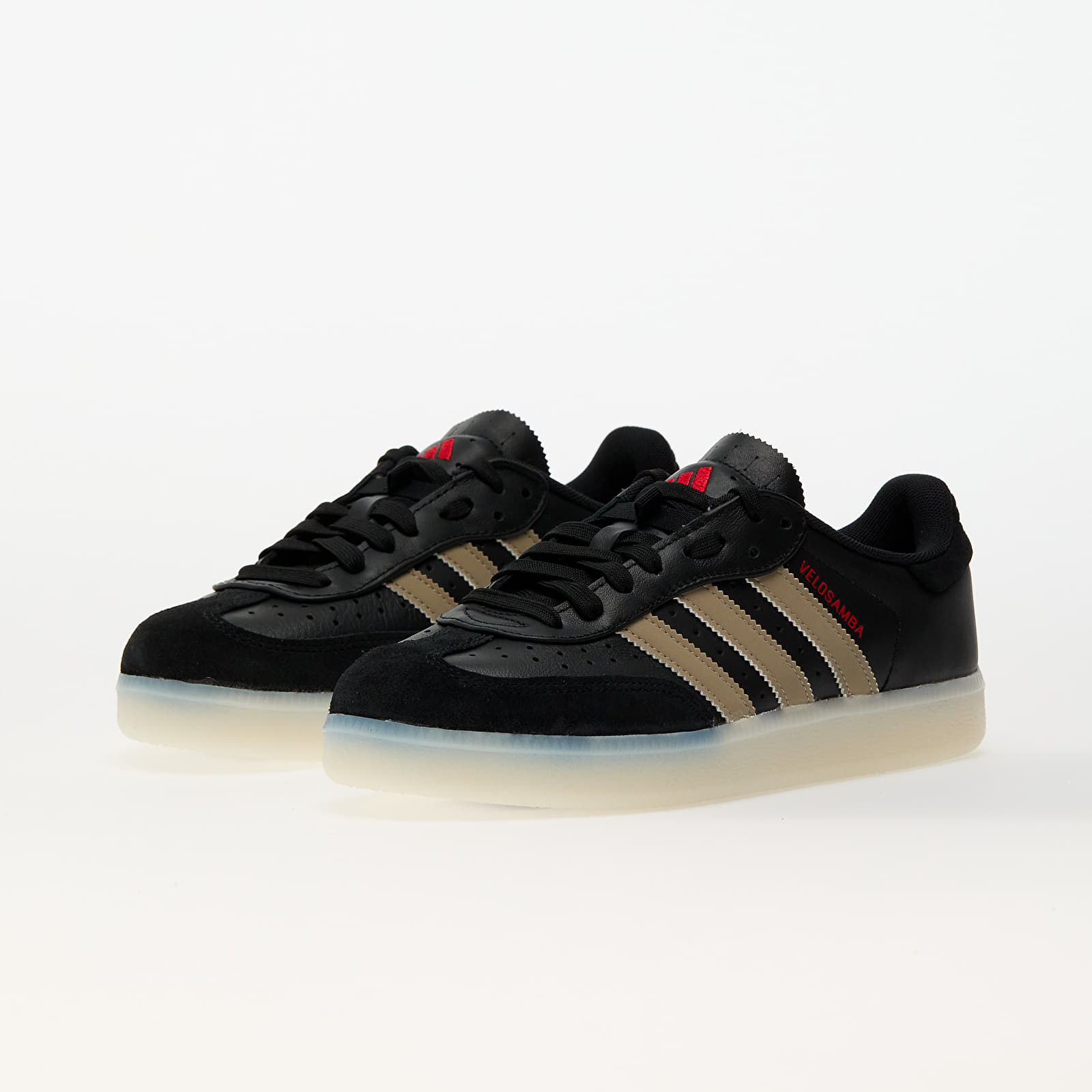 Pánské tenisky a boty adidas Velosamba Lea Core Black/ Cyber Metallic/ Purrub