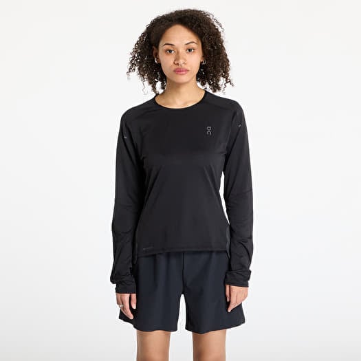 Tričko On Performance Long Sleeve Tee Black/ Eclipse
