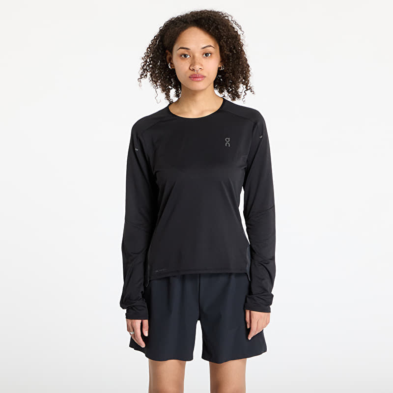 Póló On Performance Long Sleeve Tee Black/ Eclipse