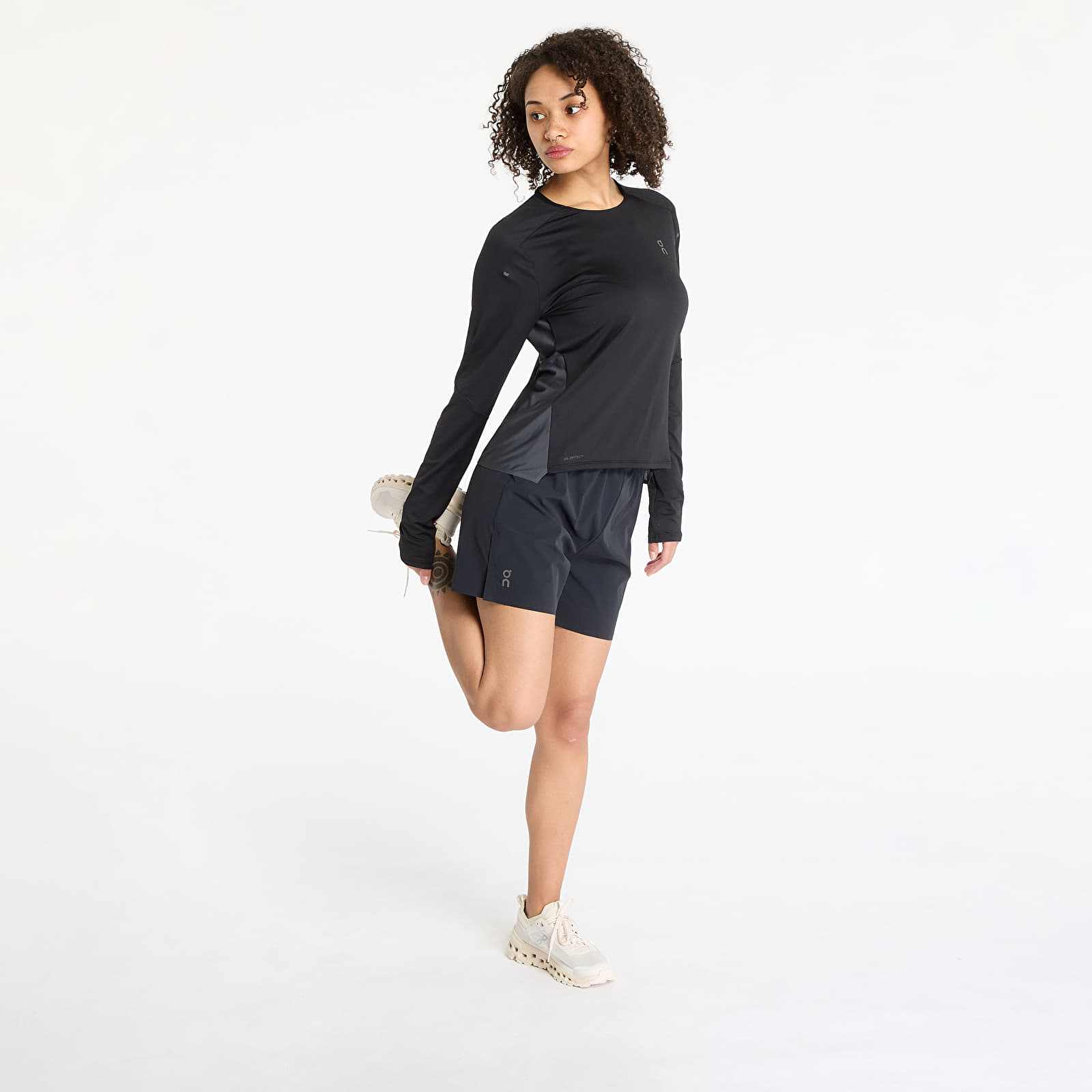 T-shirts On Performance Long Sleeve Tee Black/ Eclipse