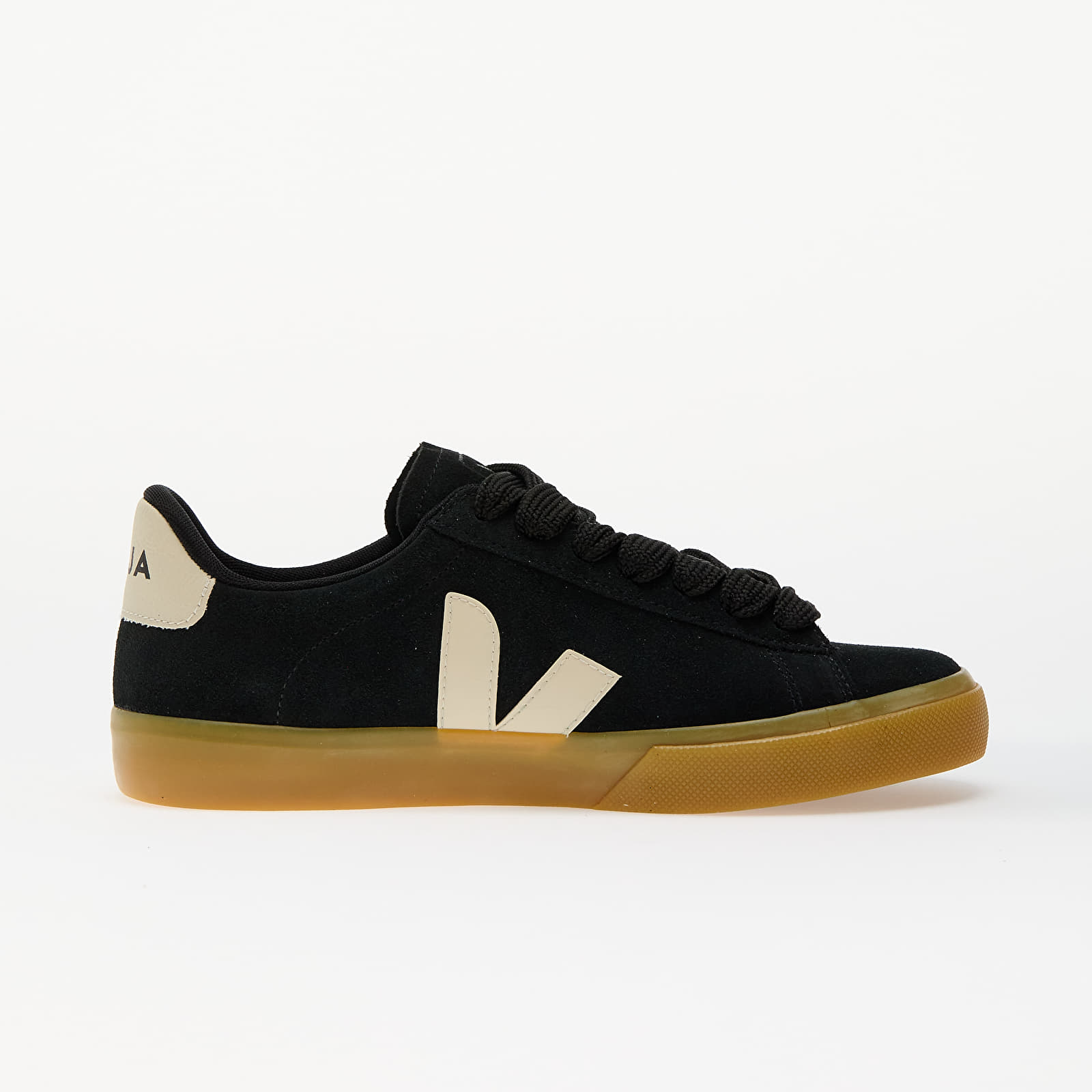 Shoes Veja Campo Bold Suede Black Pierre