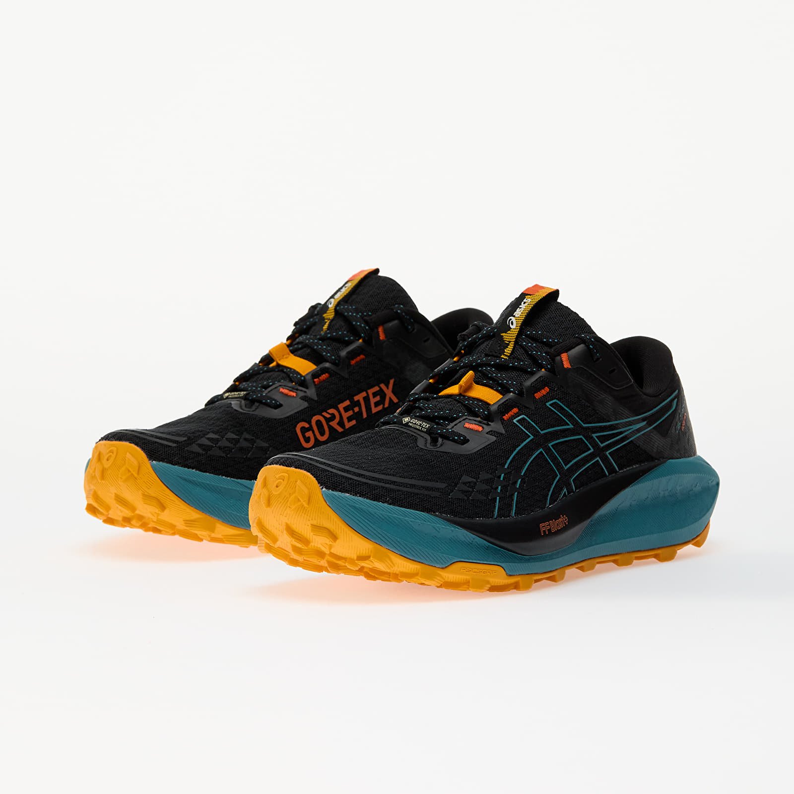 Férfi cipők Asics GEL-Trabuco 13 GTX Black/ Atlantis Blue