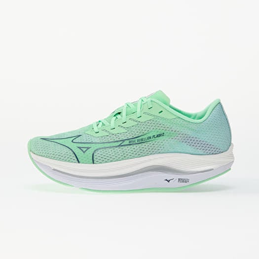 Mizuno Wave Rebellion Flash 2 NeoMint/ VintageIndigo/ HintMint