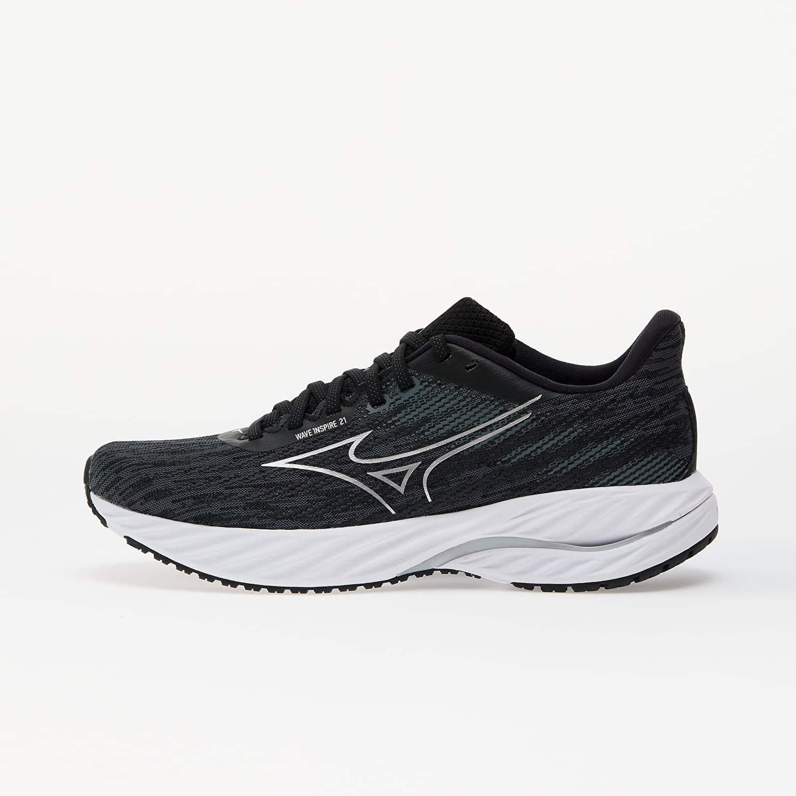 Levně Tenisky Mizuno Wave Inspire 21 Black/ Silver/ Metallic Gray