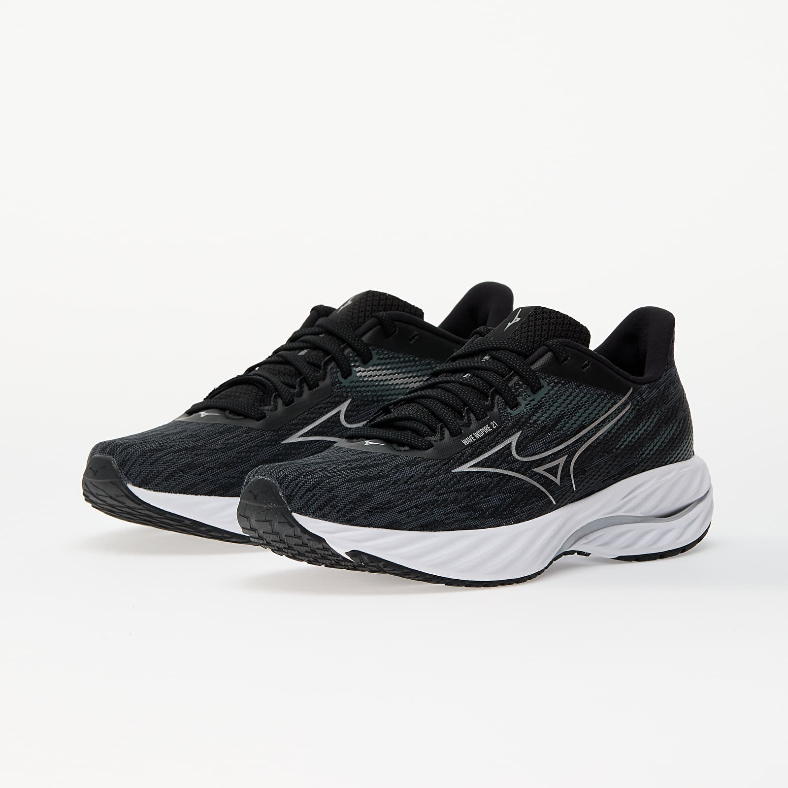 Női cipők Mizuno Wave Inspire 21 Black/ Silver/ Metallic Gray