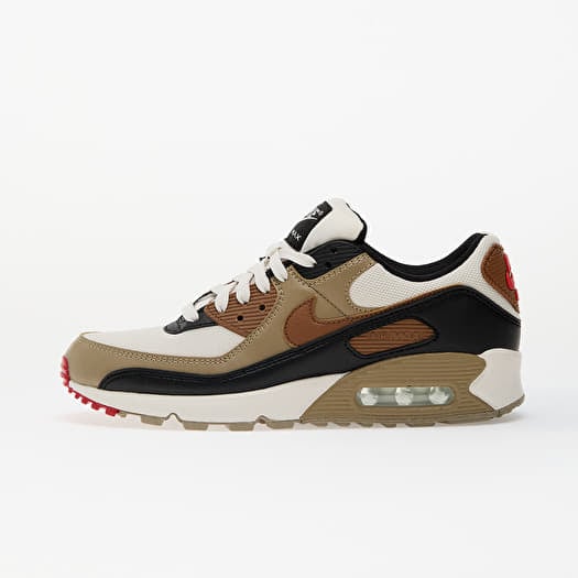 Nike W Air Max 90 Phantom/ Lt British Tan-Black-Fire Red