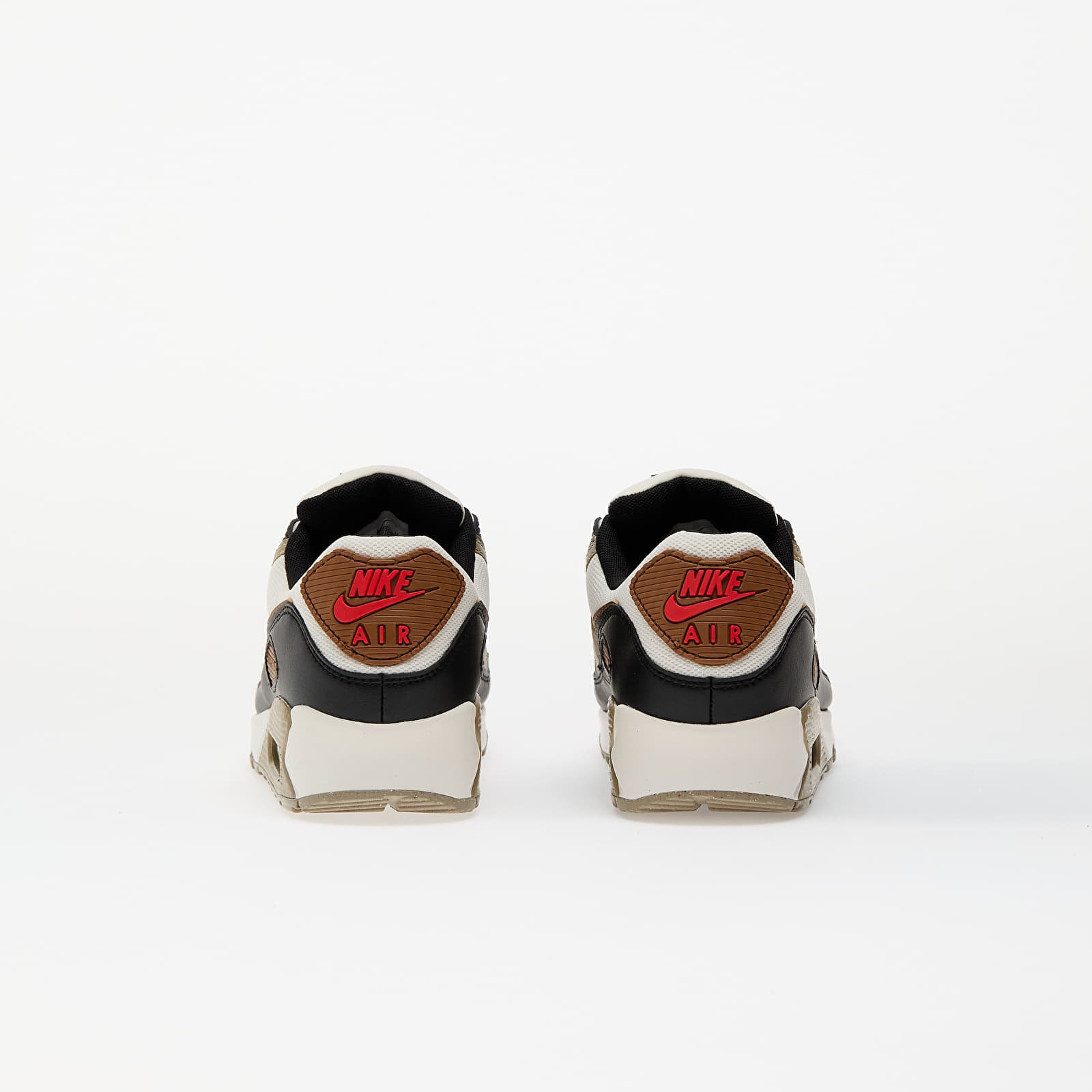 Women's shoes Nike W Air Max 90 Phantom/ Lt British Tan-Black-Fire Red