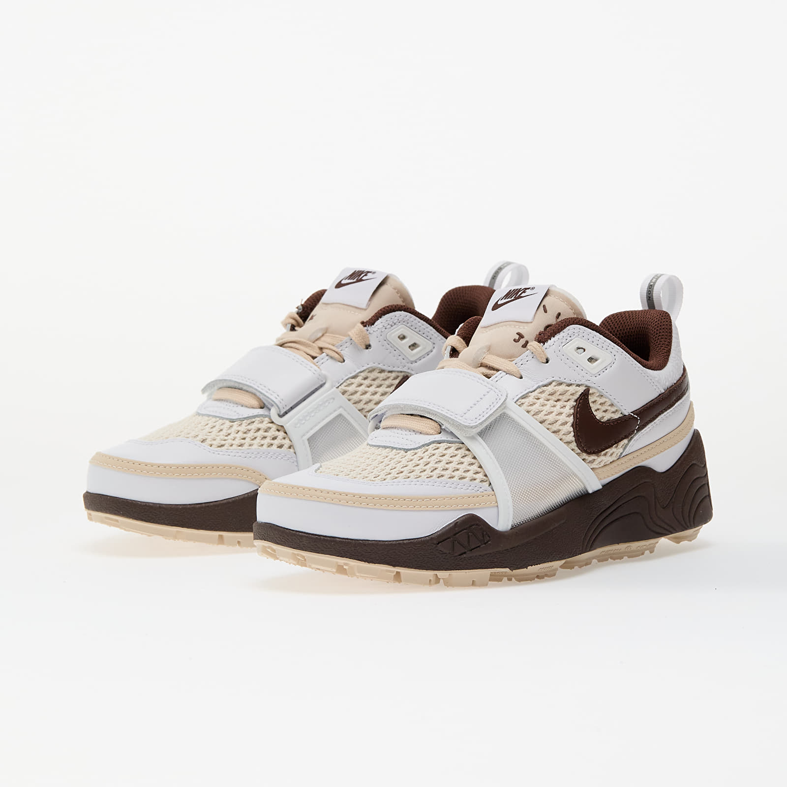 Férfi cipők Nike x Travis Scott Zoom Field Jaxx White/ Lt Chocolate-White