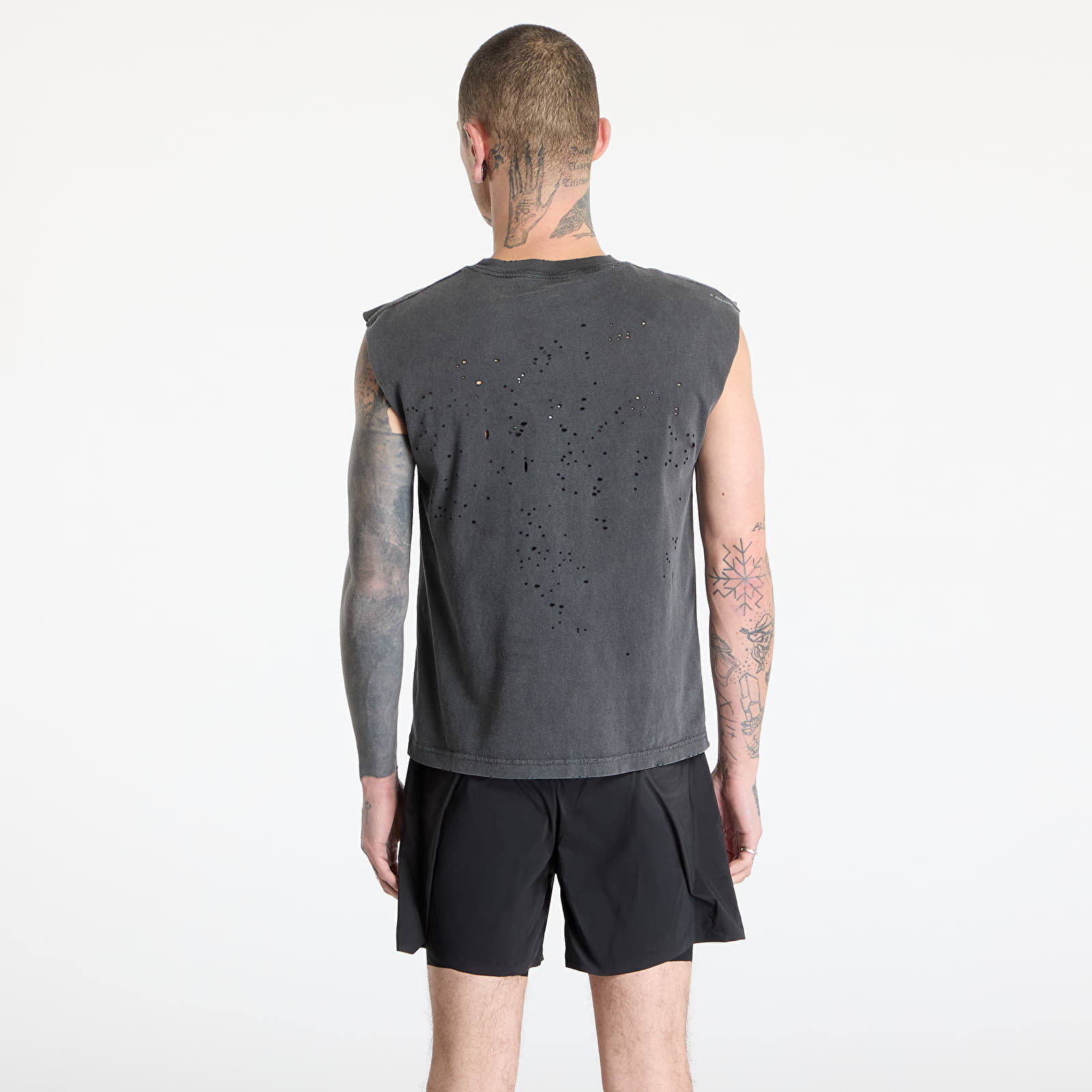T-Shirts Satisfy MothTech Muscle Tee 00A02/ Aged Black