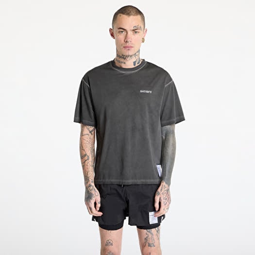 T-shirt Satisfy AuraLite T-Shirt UNISEX Pigment Black