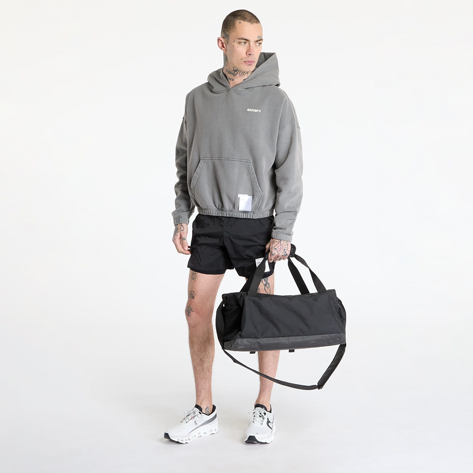 Sweatjacken und Sweatshirts Satisfy SoftCell Hoodie UNISEX Aged Grey