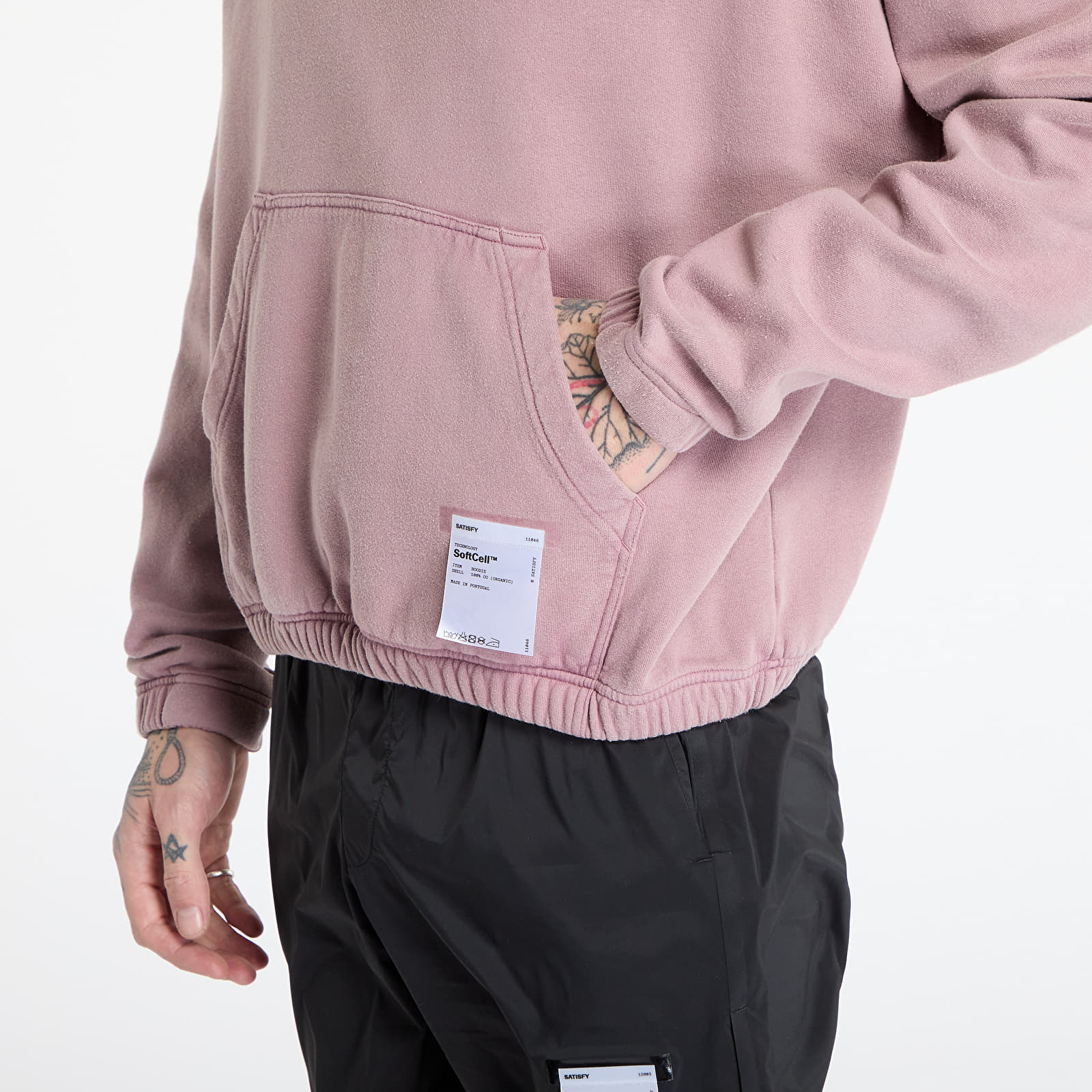 Sweatjacken und Sweatshirts Satisfy SoftCell Hoodie UNISEX Aged Elderberry