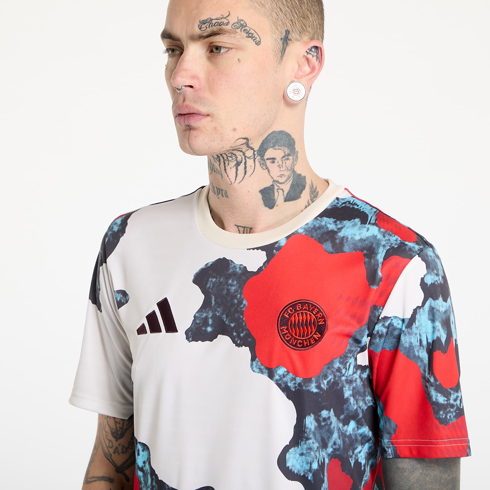 Trikók adidas Fc Bayern 2024/2025 Pre-Match Shirt Red/ Team Power Red 2/ Light Aqua/ Linen