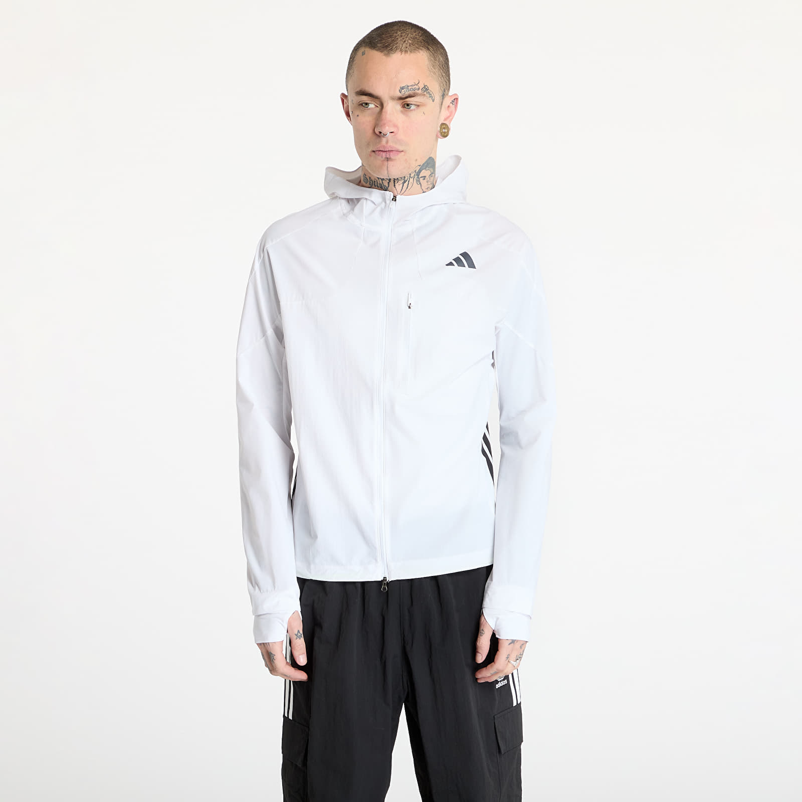 Übergangsjacken adidas Adizero Running Jacket White/ White/ White