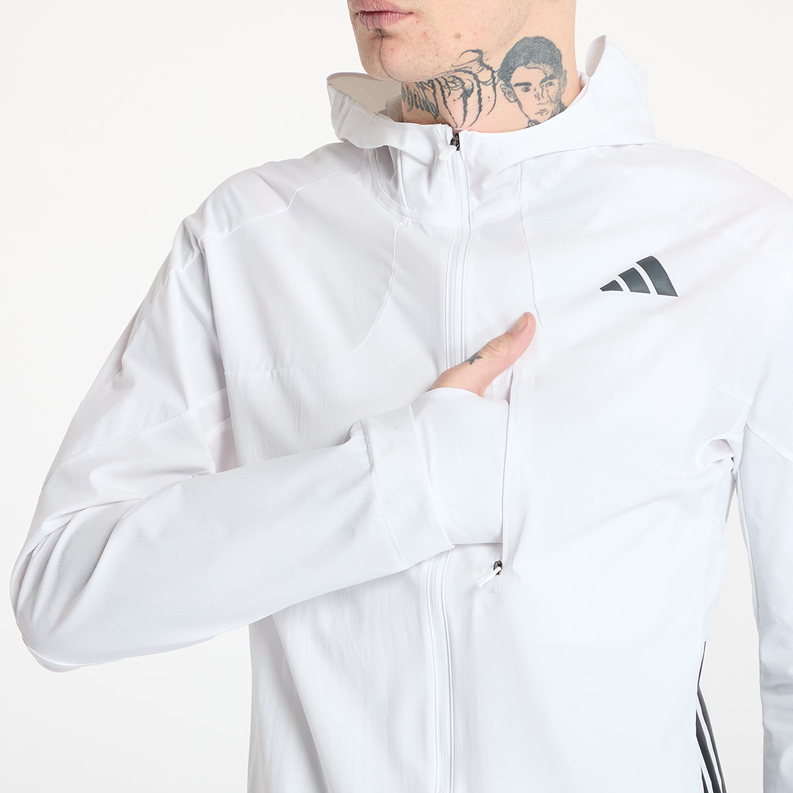 Coach Jackets adidas Adizero Running Jacket White/ White/ White