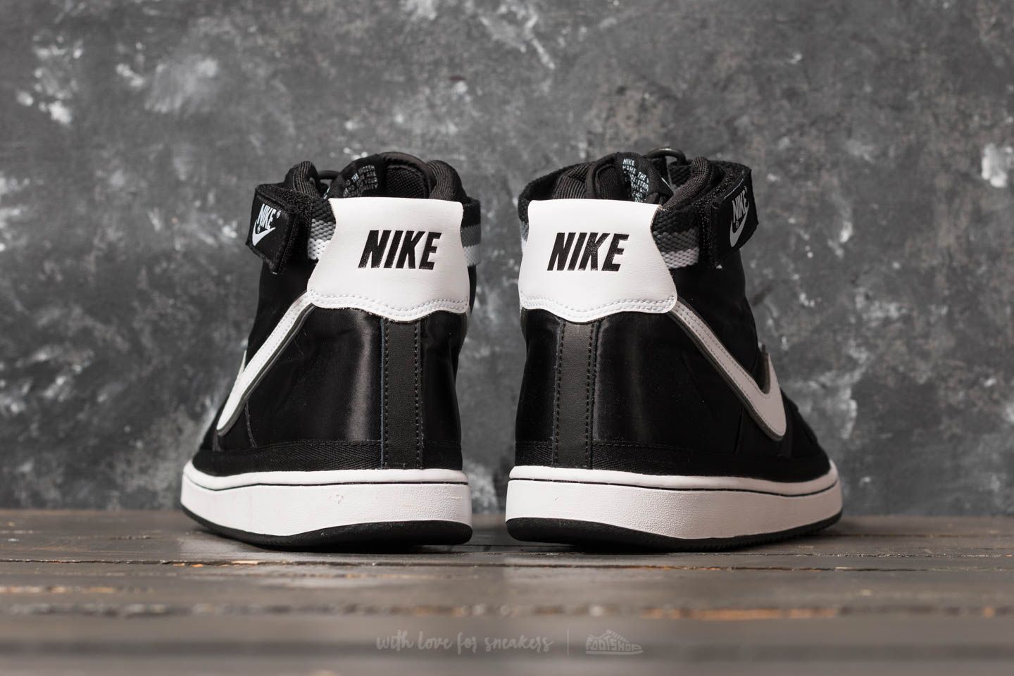 Men s shoes Nike Vandal High Supreme Black White White Cool Grey Footshop