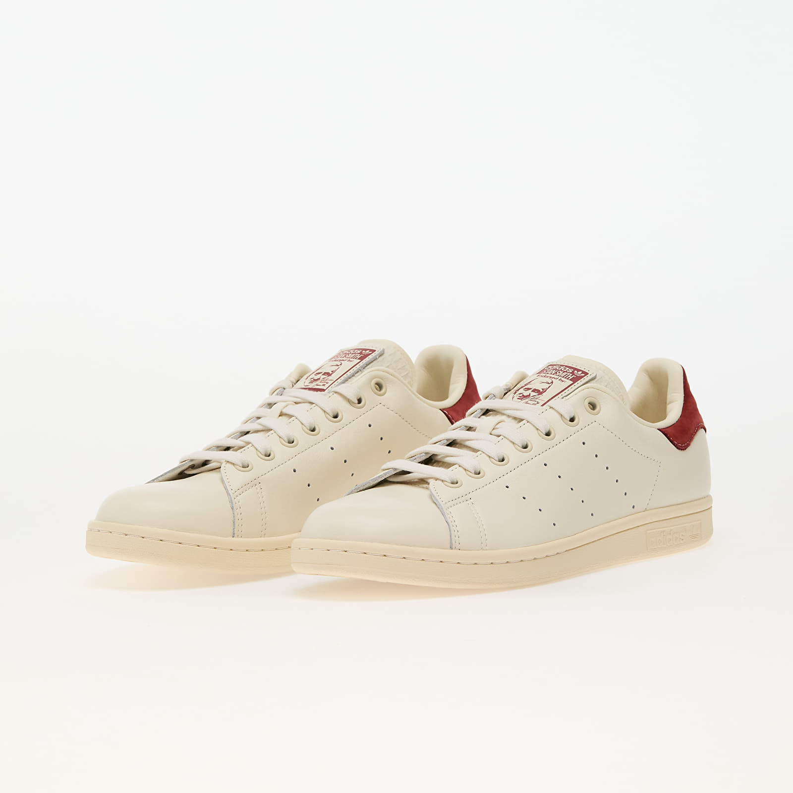 Herren Sneaker und Schuhe adidas Stan Smith Off White/ Preloved Ruby/ Crew White