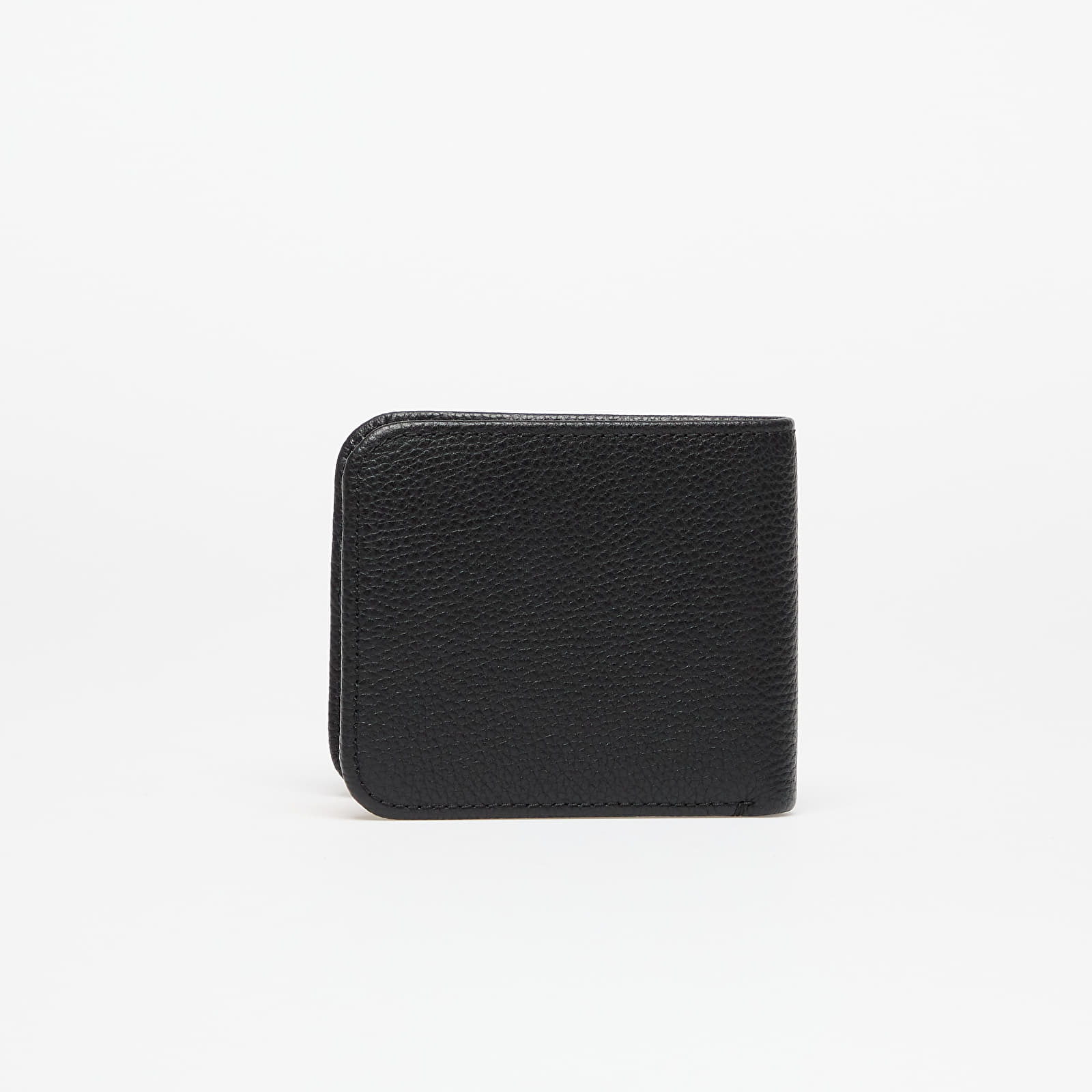 Portfele FRED PERRY Tumbled Leather Wallet Black