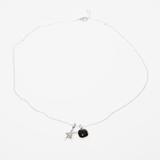 TwoJeys Stoned Necklace Silver