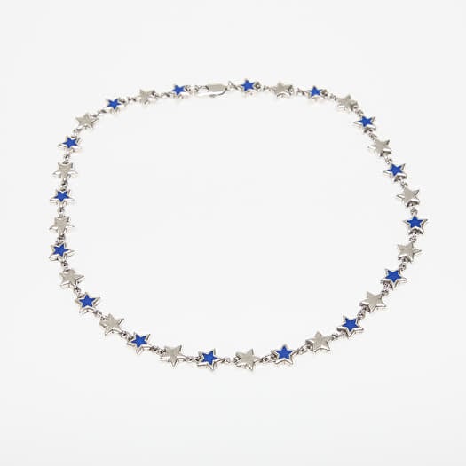 Twojeys Enameled Stars Necklace Silver