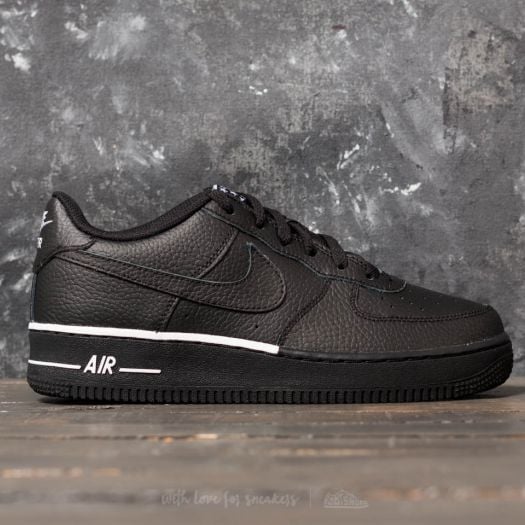 Nike air force 1 gs black deals