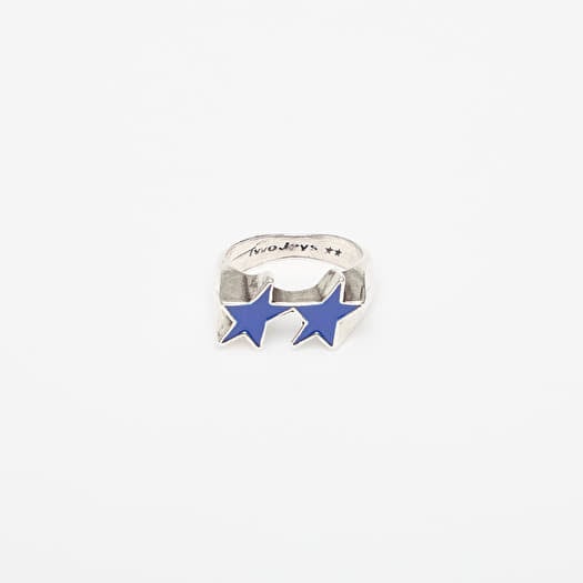 Twojeys Icon Enameled Single Ring Silver