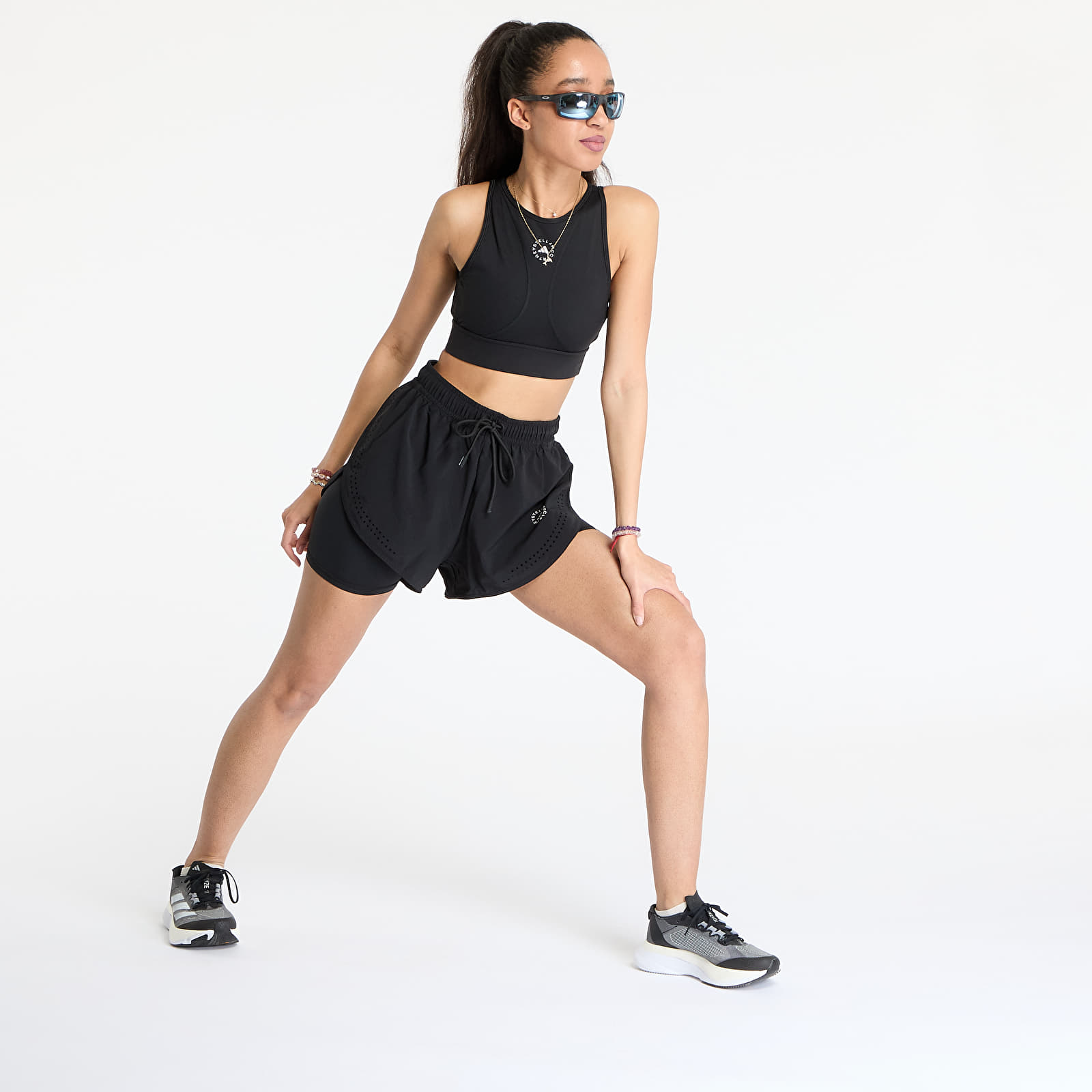 Šortky adidas x Stella Mccartney Truepurpose Training 2In1 Short Black