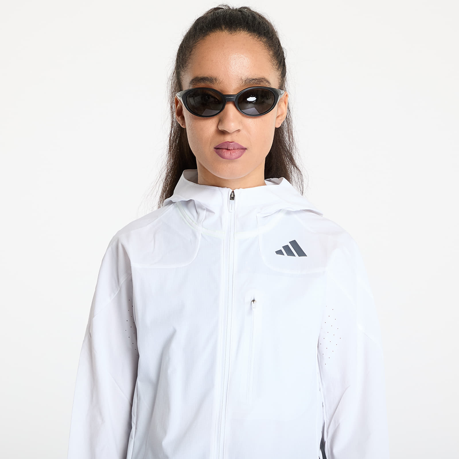 Übergangsjacken adidas Adizero Running Jacket White/ White