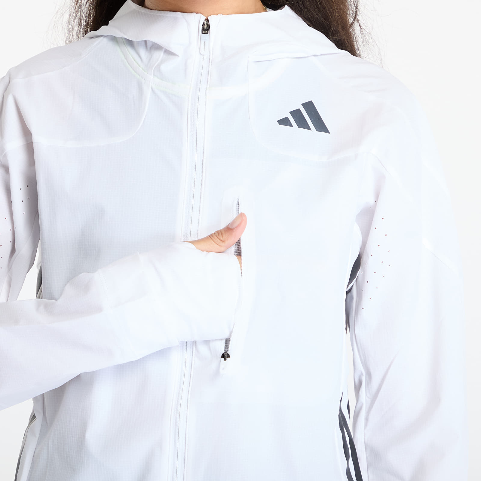 Übergangsjacken adidas Adizero Running Jacket White/ White
