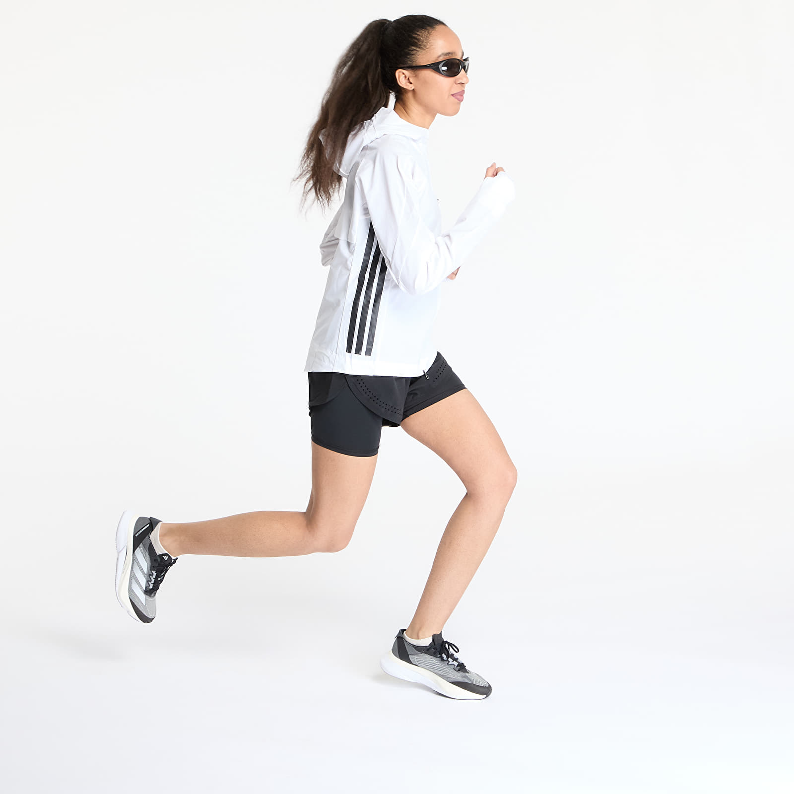 Übergangsjacken adidas Adizero Running Jacket White/ White
