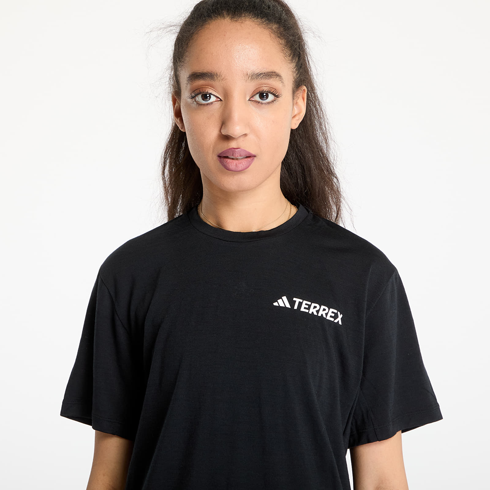 T-shirts adidas Terrex Xperior Merino T-Shirt Black/ Black