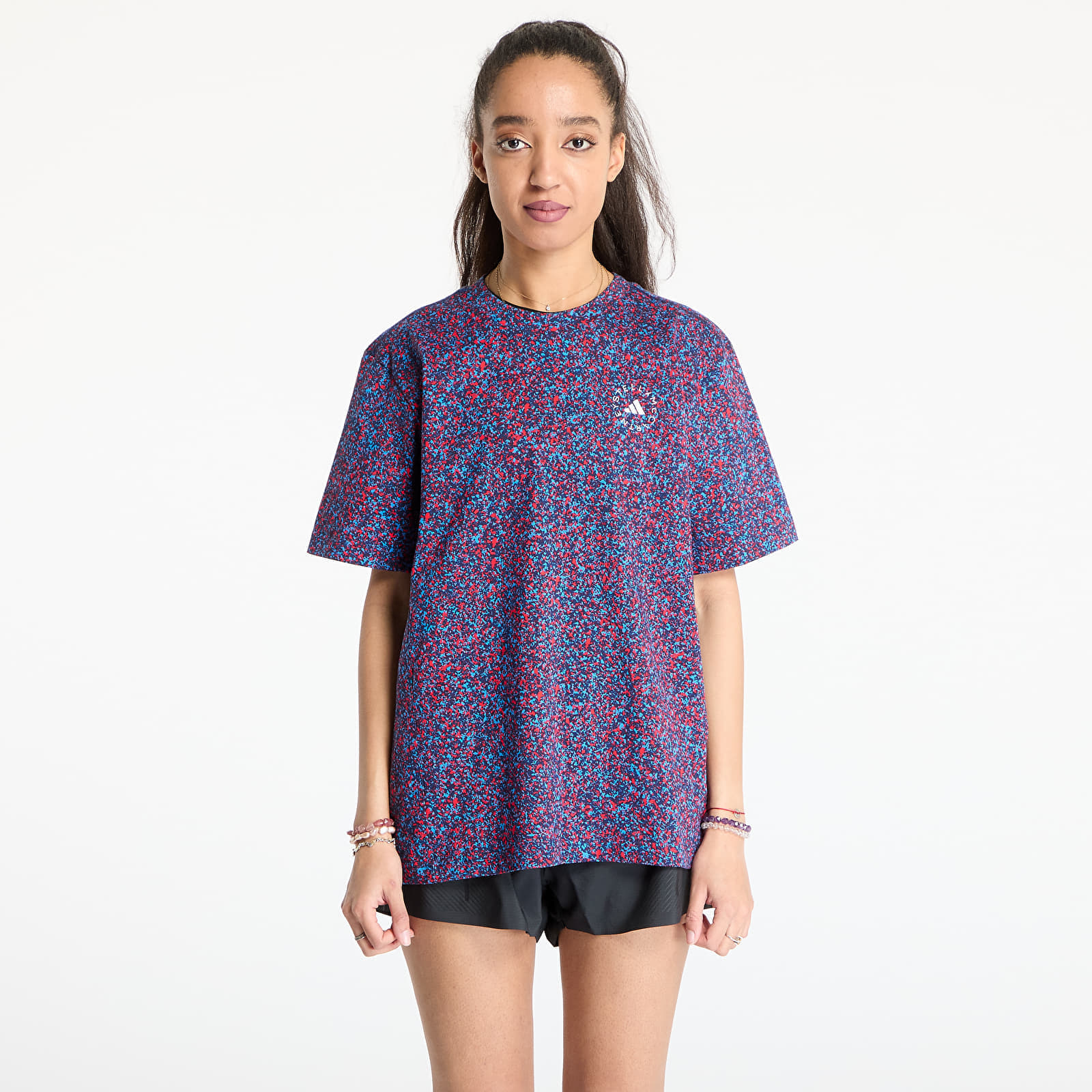 T-shirt adidas x Stella McCartney Printed Loose T-Shirt White/ White/ Active Red S
