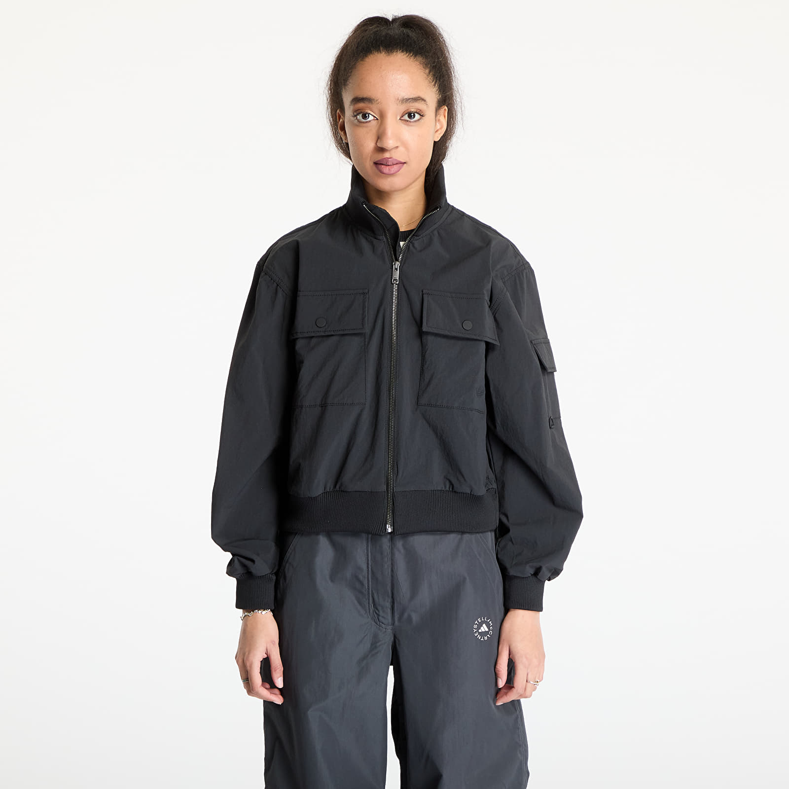 Větrovky adidas Premium Essentials Jacket Woven Black/ Black