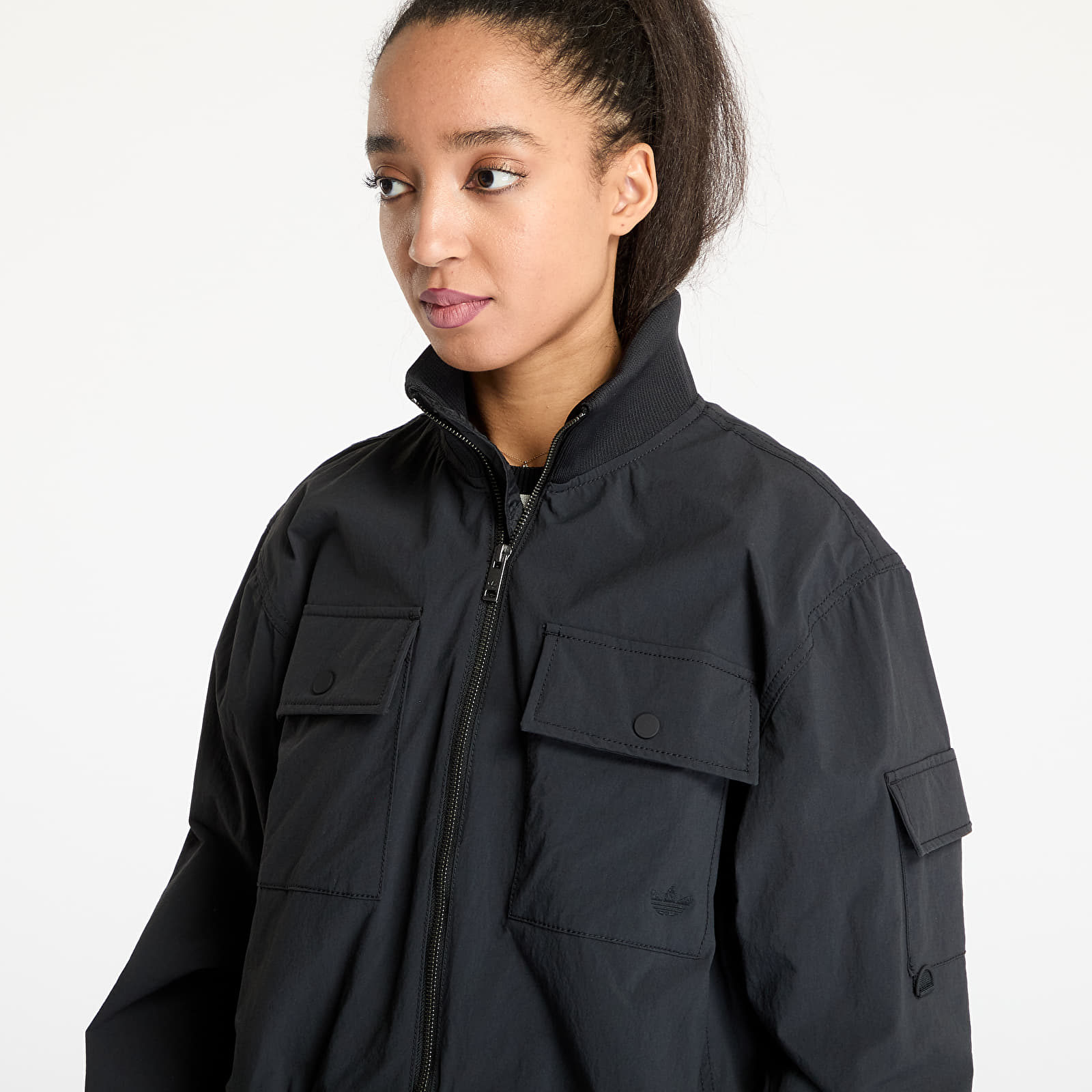 Větrovky adidas Premium Essentials Jacket Woven Black/ Black