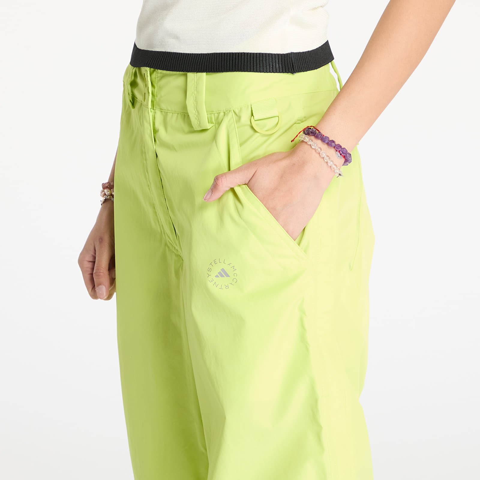 Hosen und Jeans adidas x Stella McCartney Woven Trackpants Green/ Bahia Glow