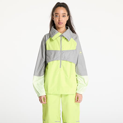 Windjack adidas x Stella McCartney Pull-On Jacket Green/ Bahia Glow/ Dove Grey