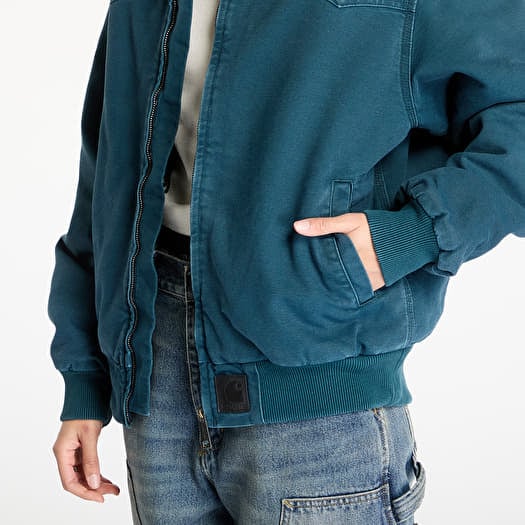 ジャケット・アウター carhartt og santa fe jacket deep lagoon Carhartt WIP Mens OG Santa Fe Coat Jacket - Deep Lagoon