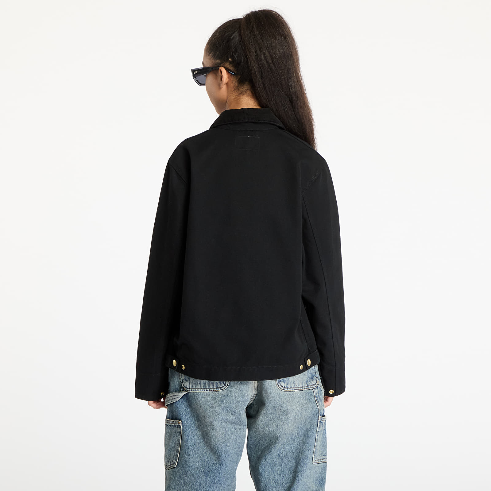 Bundy Carhartt WIP Detroit Jacket UNISEX Black/ Black Rinsed