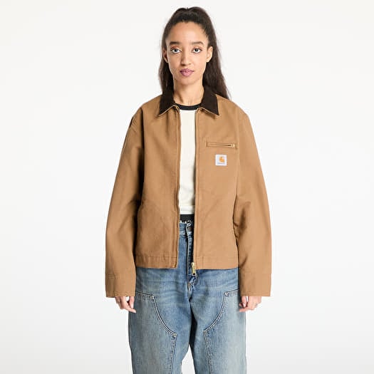 Bunda Carhartt WIP Detroit Jacket UNISEX Hamilton Brown/ Tobacco Rinsed